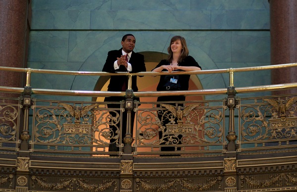 ILSIP Interns in the Capitol Rotunda