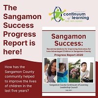 Artwork for the Sangamon Success Progress Report - July 2021