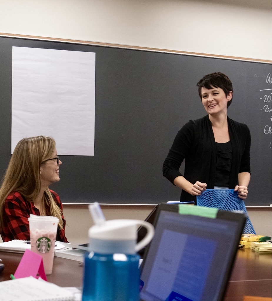 Dr. Meghan Kessler in the classroom