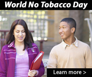 Learn more about World No Tobacco Day